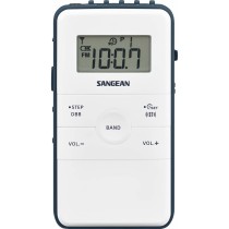 Tragbares Radio Sangean DT-140 Blau Weiß