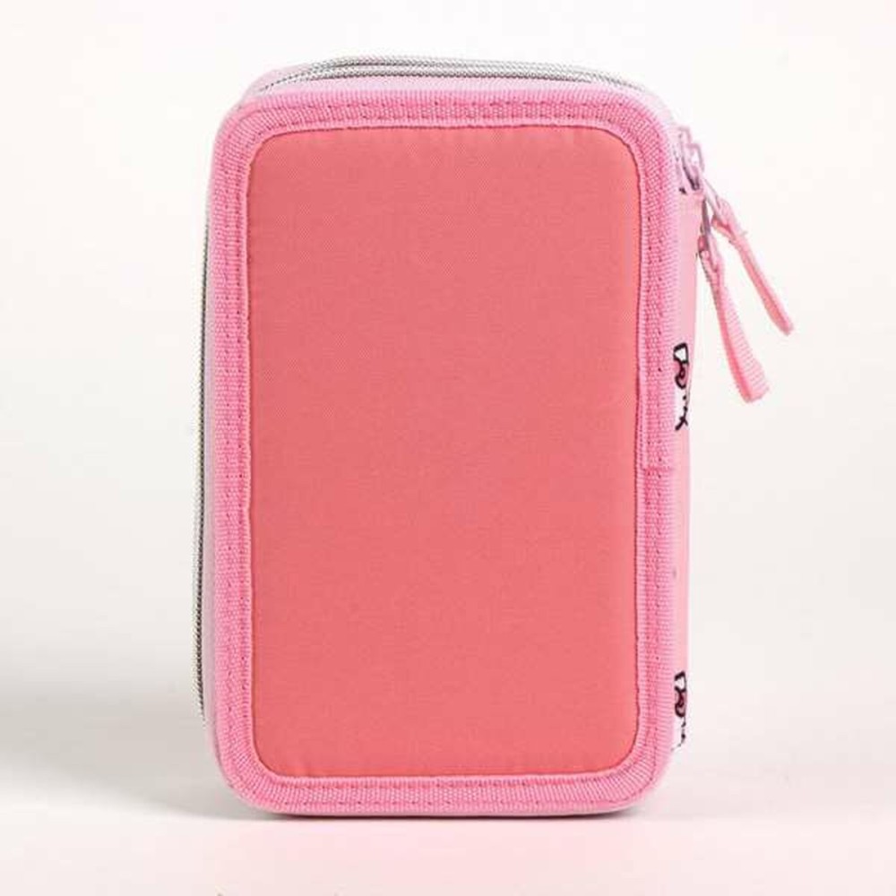 Pencil Case Hello Kitty Pink 12,5 x 6,5 x 19,5 cm
