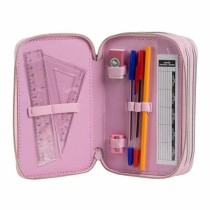 Pencil Case Hello Kitty Pink 12,5 x 6,5 x 19,5 cm