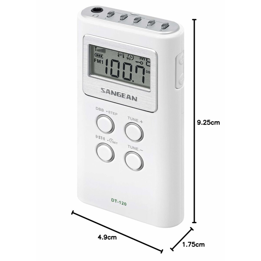 Transistor Radio Sangean DT-120 White