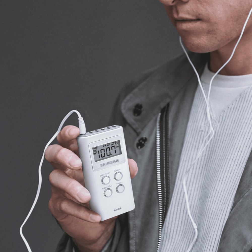 Transistor Radio Sangean DT-120 White