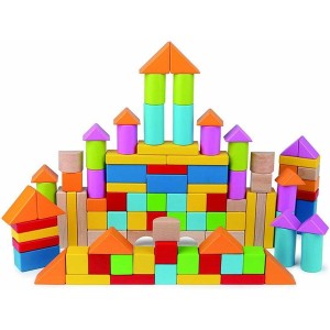 Baukasten mit Blöcken Hape 101 Stücke 27 x 22 x 13 cm