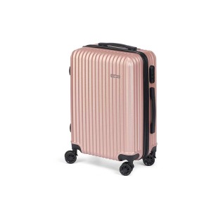 Cabin suitcase HT-017-R Pink 55 x 35 x 20 cm Stripes