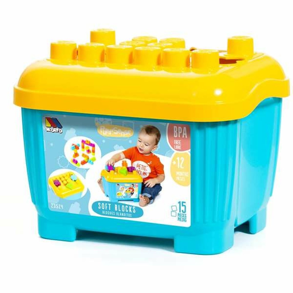 Konstruktionsspiel Moltó Blocks & Puzzles 15 Stücke