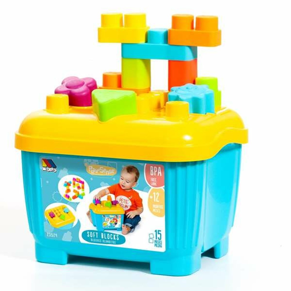 Konstruktionsspiel Moltó Blocks & Puzzles 15 Stücke