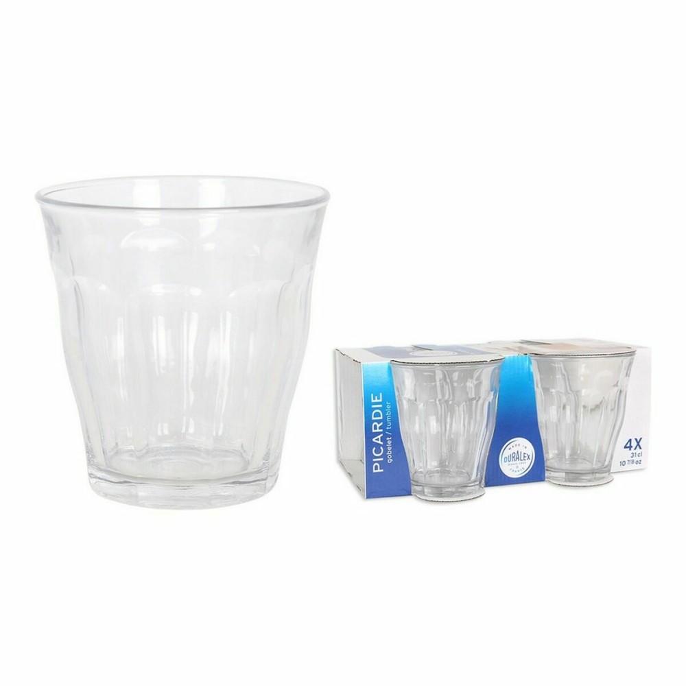 Gläserset Duralex Picardie Durchsichtig 4 Stücke 310 ml (12 Stück)