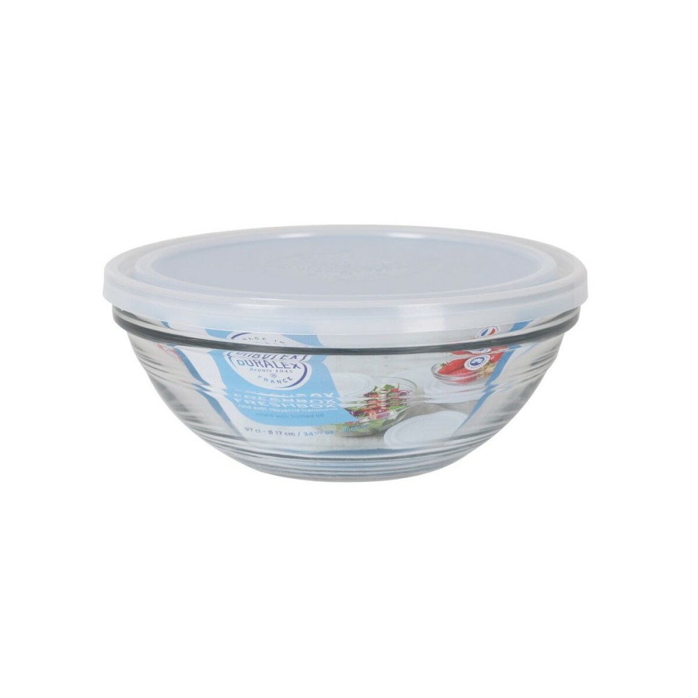 Runde Lunchbox mit Deckel Duralex FreshBox 970 ml ø 17 x 7 cm (8 Stück)