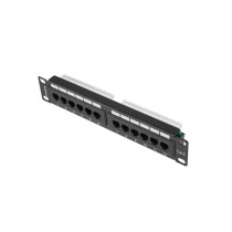 12-port UTP Kategorie 6 Steckleiste Lanberg PPU6-9012-B