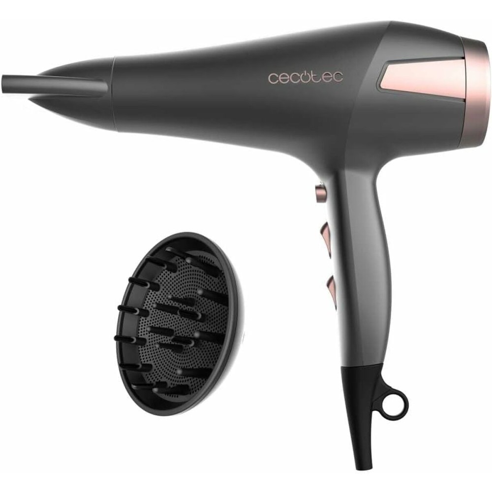Sèche-cheveux Cecotec BAMBA IONICARE ROCKSTAR NANO IONTECH Noir 1600 W