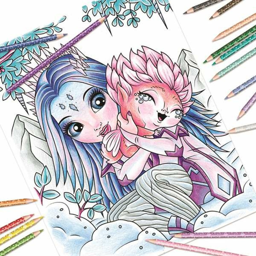 Bloc avec Dessins à Colorier Hape