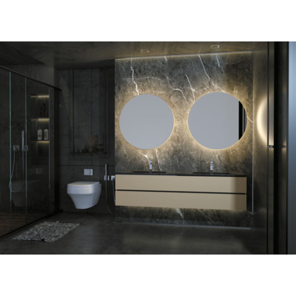 Badezimmerspiegel mit LED-Licht Ledimex OPOR001-80C Spiegel