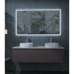 Bathroom mirror with LED light Ledimex SUIZ010-14060 140 x 60 cm