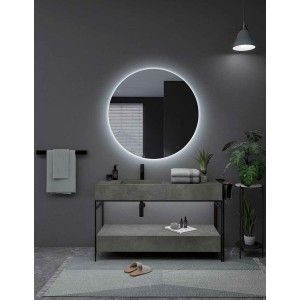Bathroom mirror with LED light Ledimex OPOR001-90 Mirror