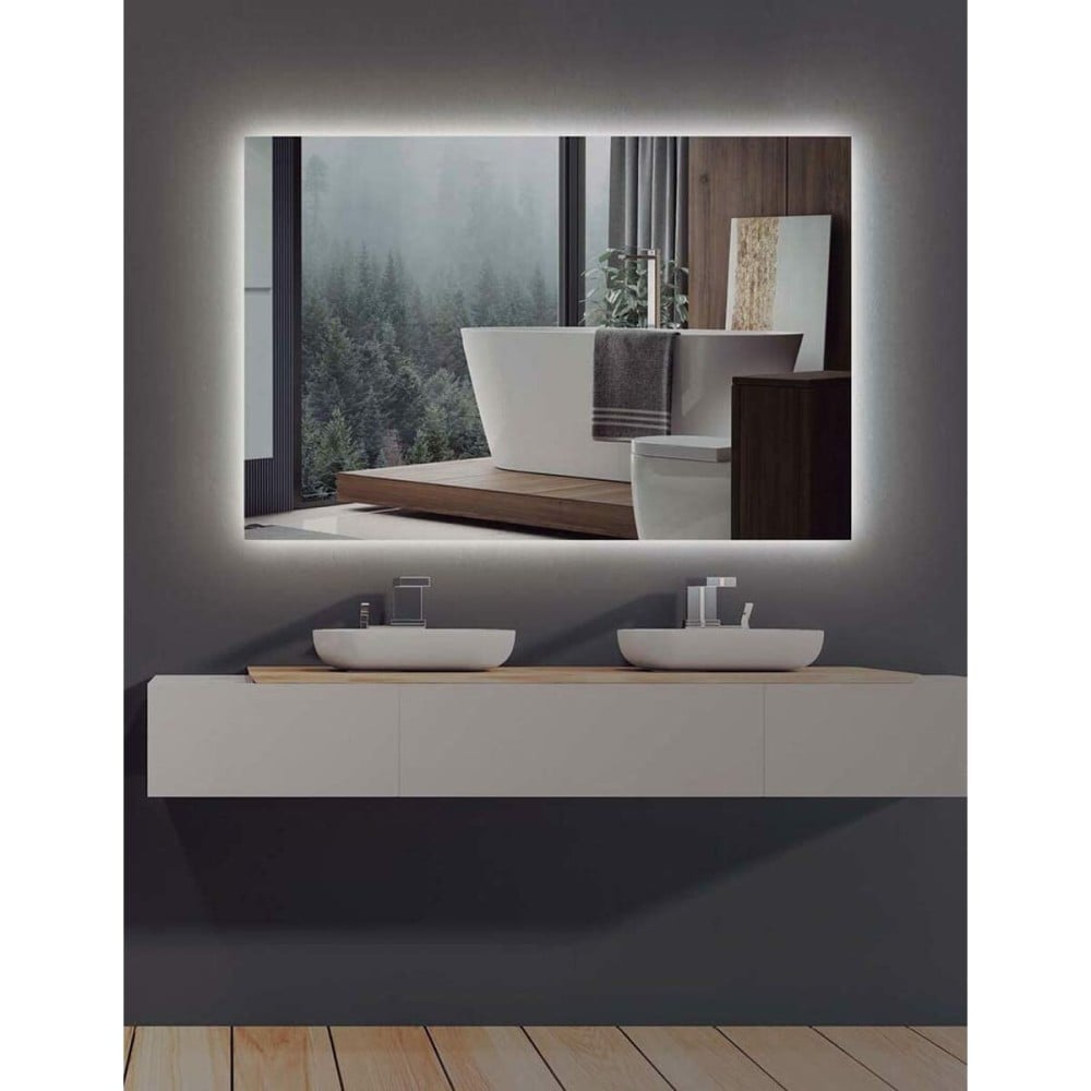 Badezimmerspiegel mit LED-Licht Ledimex SUEC006-90 90 x 80 cm Spiegel