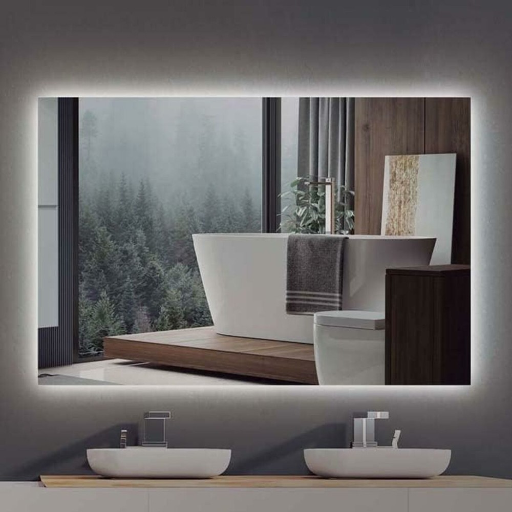 Badezimmerspiegel mit LED-Licht Ledimex SUEC006-90 90 x 80 cm Spiegel