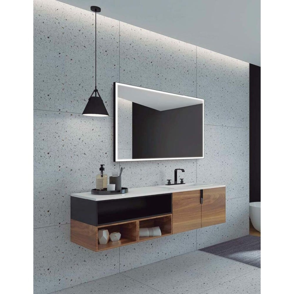 Badezimmerspiegel mit LED-Licht Ledimex SUIZ010-70NG 70 x 80 cm