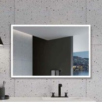 Badezimmerspiegel mit LED-Licht Ledimex SUIZ010-70NG 70 x 80 cm