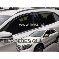Wind deflector HEKO HO23295 MERCEDES GLA (X156) 4 Pieces