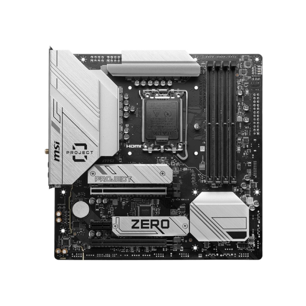 Carte Mère MSI B760M PROJECT ZERO Intel B760 LGA 1700