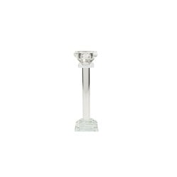 Candleholder Romimex Transparent Glass 6 x 20 x 6 cm