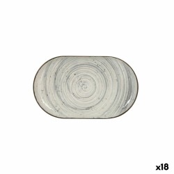 Snack tray La Mediterránea Vortex Oval 25 x 15 x 2,2 cm (18 Units)