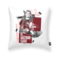 Cushion cover La casa de papel Aikido A White Multicolour 45 x 45 cm