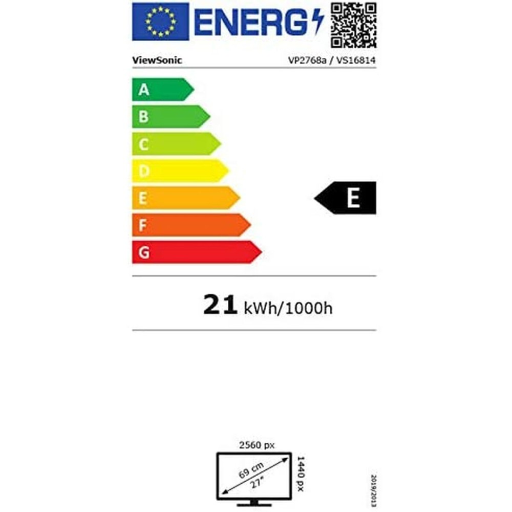 Écran ViewSonic VP Series VP2768a 27" Quad HD 75 Hz