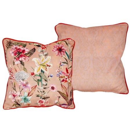 Coussin Romimex Rose Réversible 45 x 45 x 12 cm