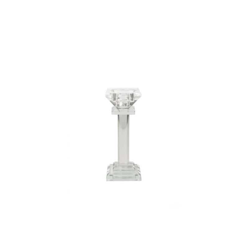 Candleholder Romimex Transparent Glass 6 x 15 x 6 cm