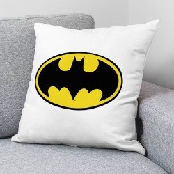 Kissenbezug Batman Batman White A Weiß Bunt 45 x 45 cm