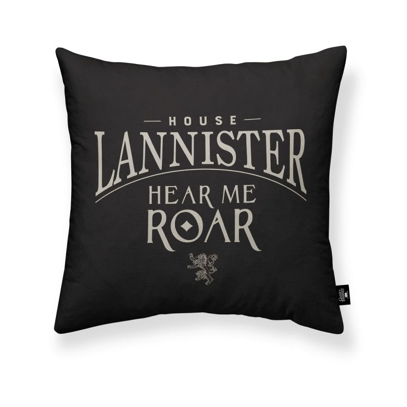 Cushion cover Game of Thrones Lannister A Black Multicolour 45 x 45 cm