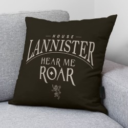 Kissenbezug Game of Thrones Lannister A Schwarz Bunt 45 x 45 cm