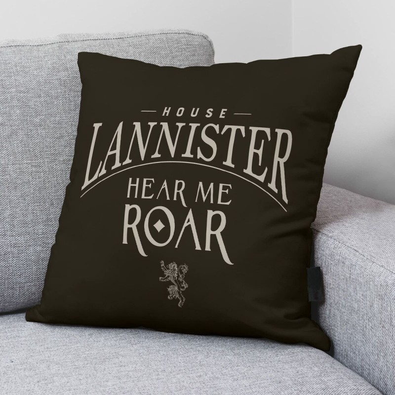 Cushion cover Game of Thrones Lannister A Black Multicolour 45 x 45 cm