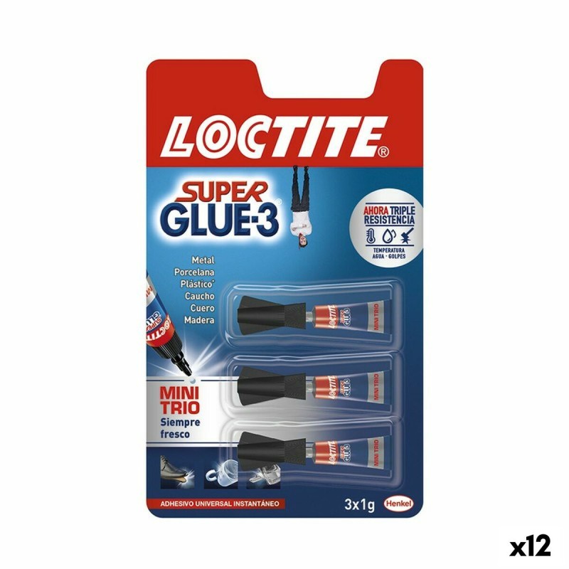 Sekundenkleber Loctite Super Glue-3 Mini (12 Stück)