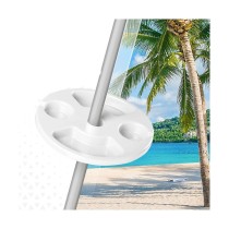 Glashalterung für Sonnenschirm Aktive 29,5 x 8 x 29,5 cm Solskærm (12 Stück)