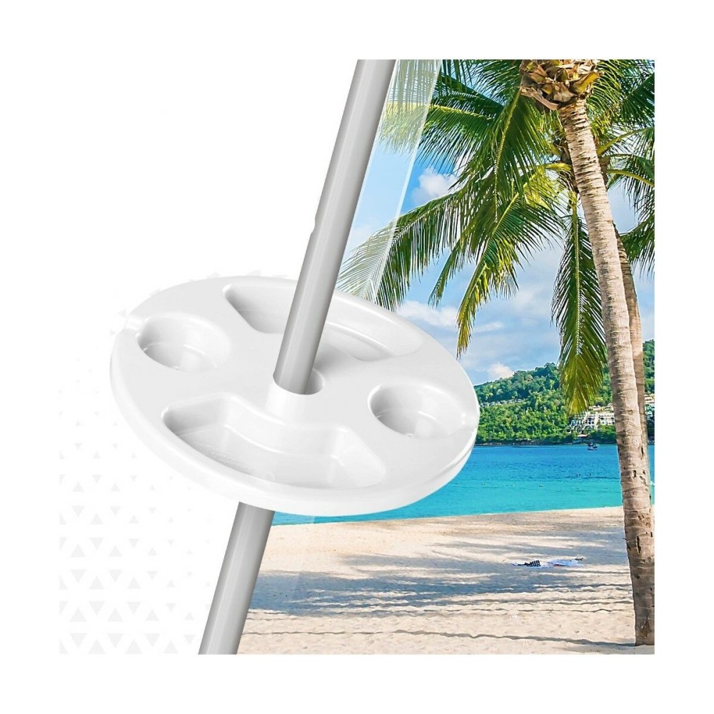 Glashalterung für Sonnenschirm Aktive 29,5 x 8 x 29,5 cm Solskærm (12 Stück)