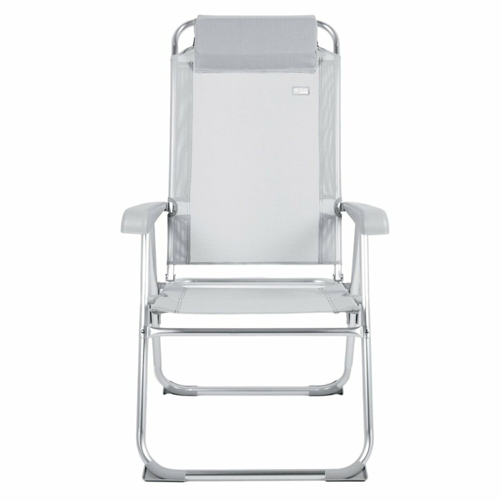 Chaise Pliante Aktive Inclinable Gris 44 x 101 x 55 cm