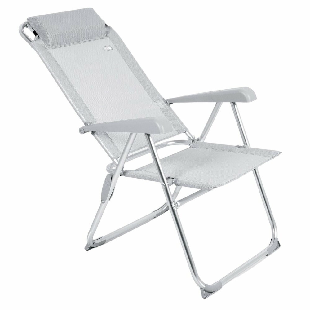 Chaise Pliante Aktive Inclinable Gris 44 x 101 x 55 cm
