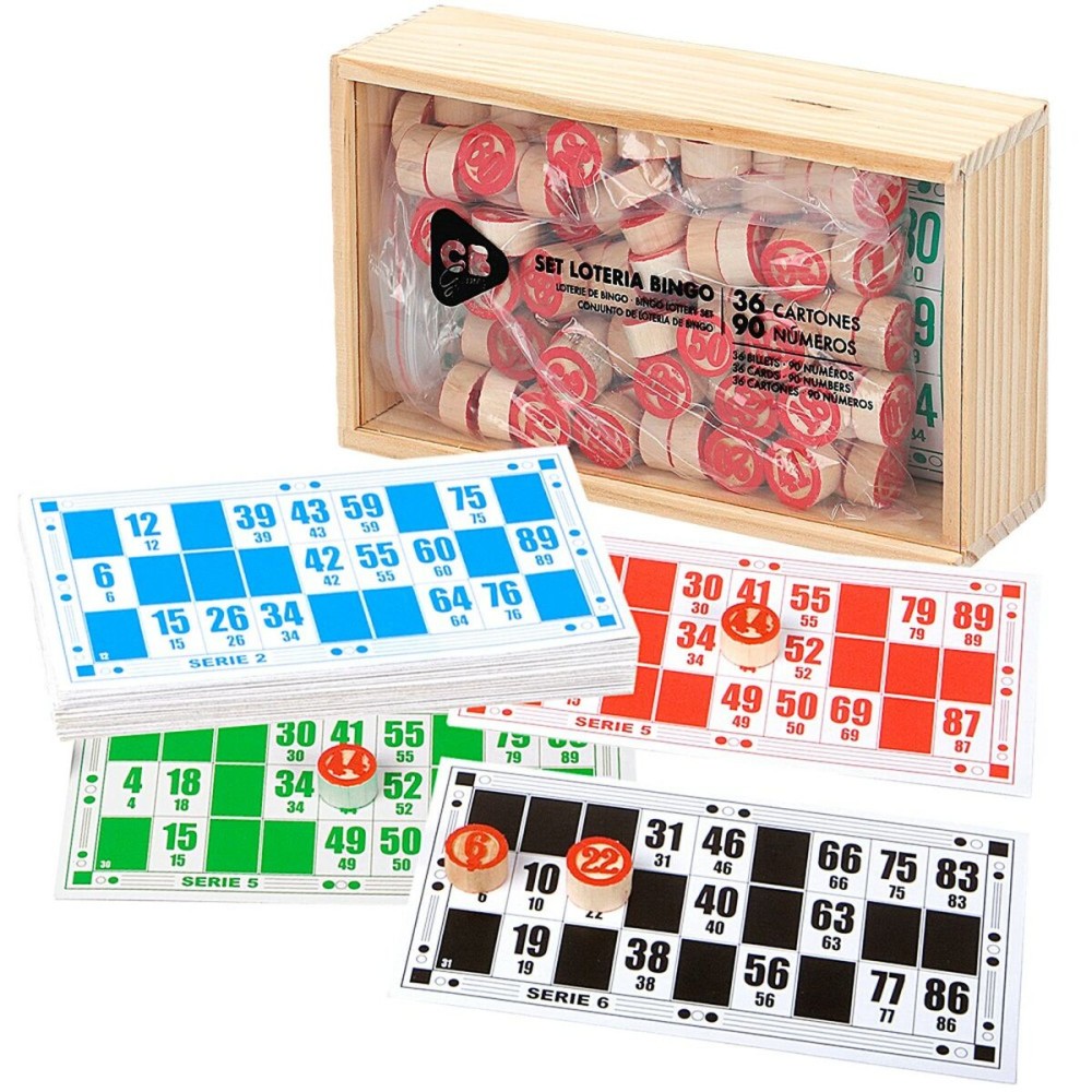 Bingo CB Games Bois Papier Plastique (24 Unités)