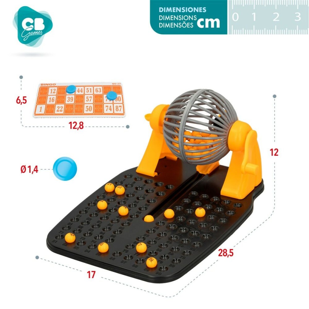 Bingo CB Games Pappe Kunststoff (6 Stück)