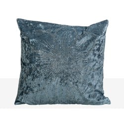 Cushion Romimex Blue 45 x 45 x 10 cm