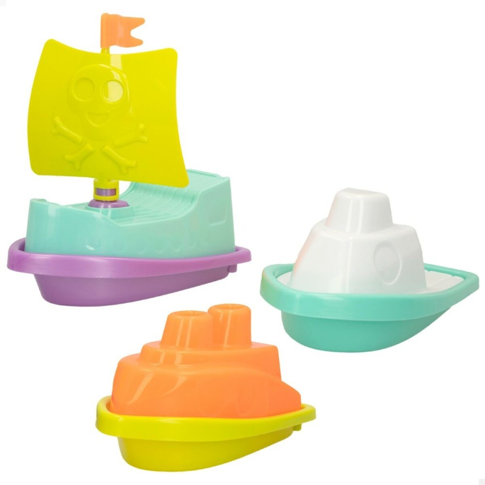 Set de jouets de plage Colorbaby 3 Pièces Bateau polypropylène (12 Unités)