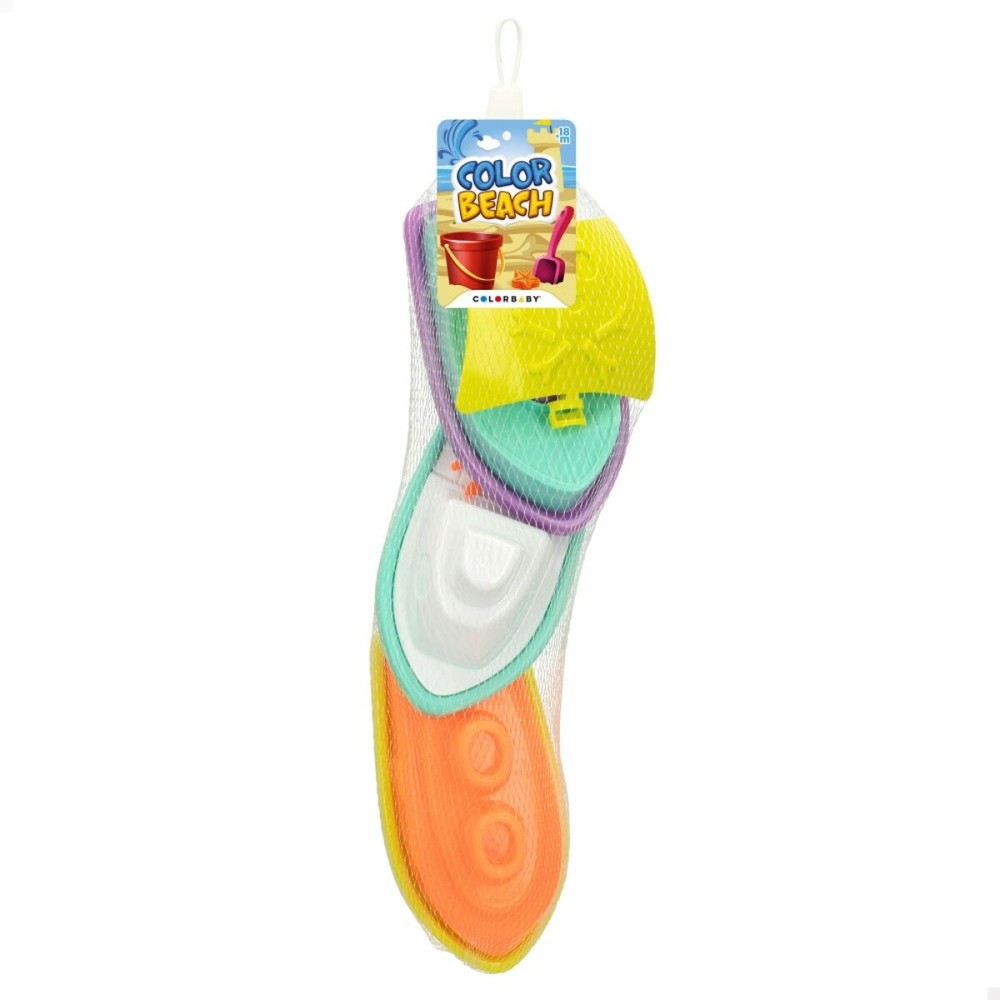 Set de jouets de plage Colorbaby 3 Pièces Bateau polypropylène (12 Unités)