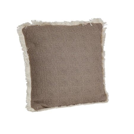 Coussin Romimex Gris Avec franges 45 x 10 x 45 cm