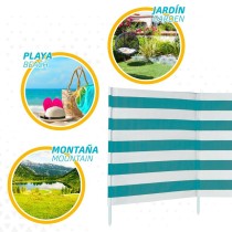 pare-vent de plage Aktive 480 x 102 x 1,5 cm (4 Unités)