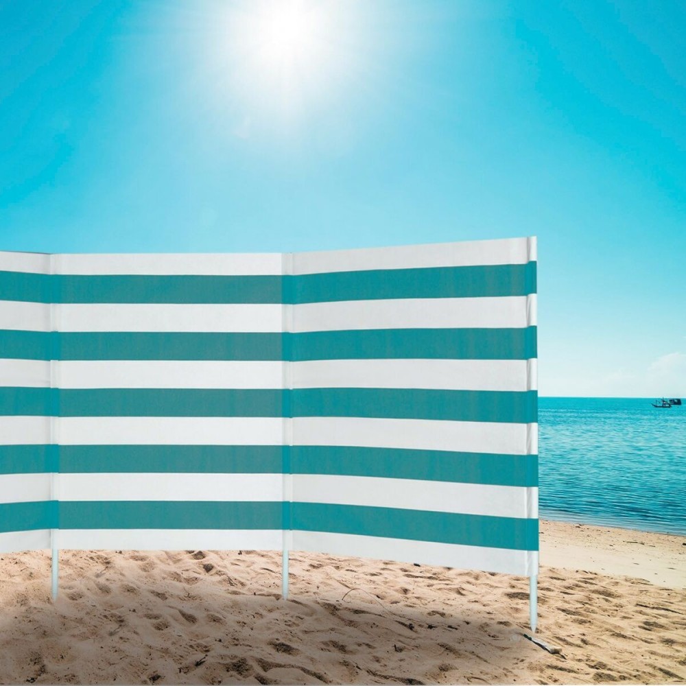 pare-vent de plage Aktive 480 x 102 x 1,5 cm (4 Unités)