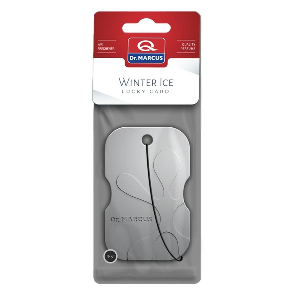 Désodorisant Pour Voiture Dr Marcus Lucky Card ICE CHILL Plastique Parfum Pendentif