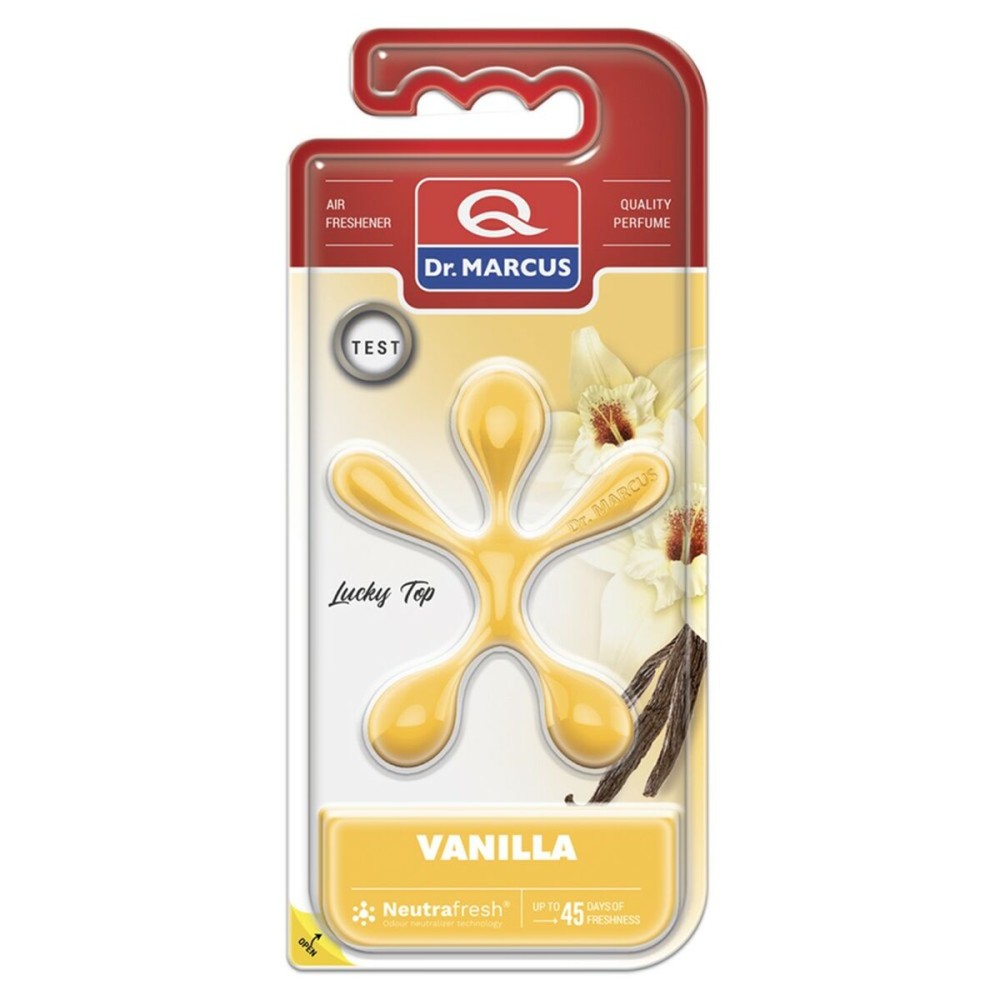 Car Air Freshener Dr Marcus Lucky Top Vanilla Plastic Fragrance Pendant (12 Units)
