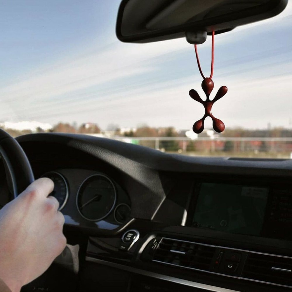 Désodorisant Pour Voiture Dr Marcus Lucky Top Bois de cèdre Plastique Parfum Pendentif (12 Unités)