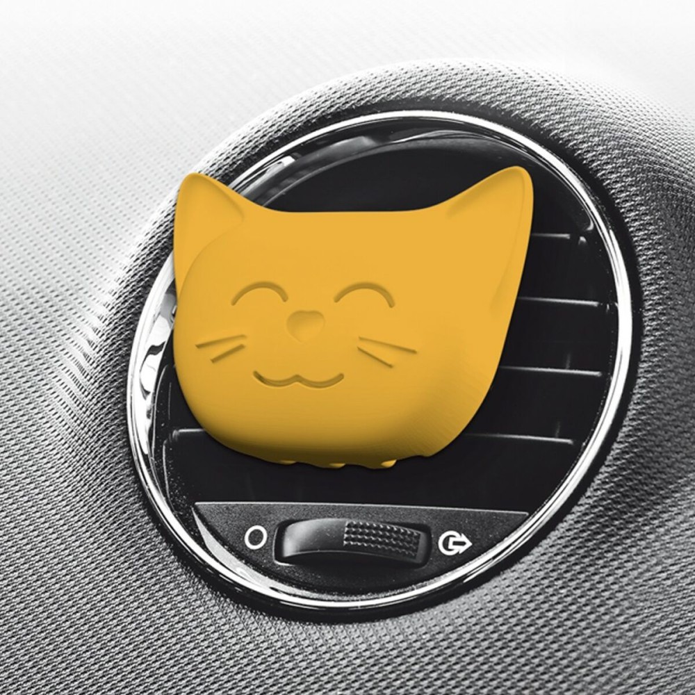 Car Air Freshener Dr Marcus Cosmic Cat Peach Plastic Pendant